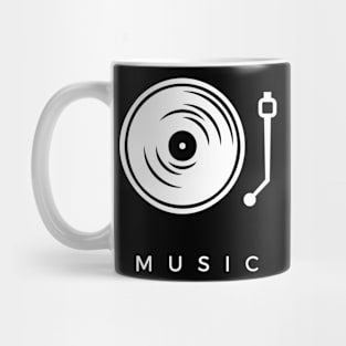 Music Turntable Vinyl Player Mug